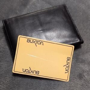 Buxton Black Card Holder